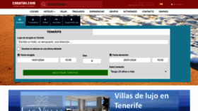 What Canarias.com website looks like in 2024 