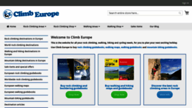 What Climb-europe.com website looks like in 2024 