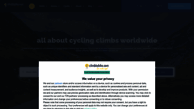 What Climbbybike.com website looks like in 2024 