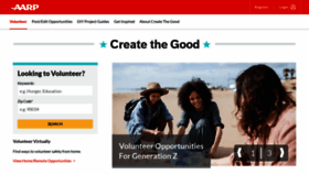 What Createthegood.org website looks like in 2024 
