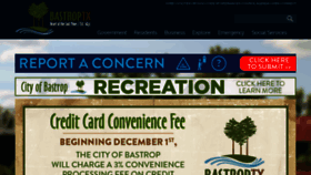 What Cityofbastrop.org website looks like in 2024 