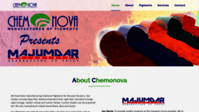 What Chemonova.com website looks like in 2024 