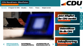 What Cdu-nrw.de website looks like in 2024 