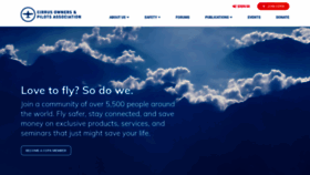 What Cirruspilots.org website looks like in 2024 
