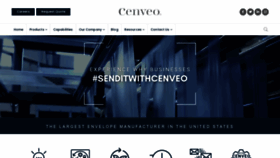What Cenveo.com website looks like in 2024 