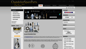 What Chandelierspareparts.com website looks like in 2024 