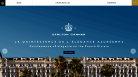 What Carlton-cannes.com website looks like in 2024 