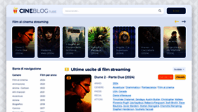 What Cineblog.page website looks like in 2024 