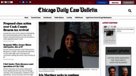 What Chicagolawbulletin.com website looks like in 2024 