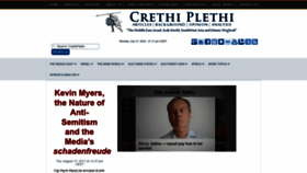 What Crethiplethi.com website looks like in 2024 