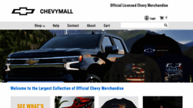 What Chevymall.com website looks like in 2024 