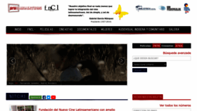 What Cinelatinoamericano.org website looks like in 2024 