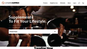 What Completenutrition.com website looks like in 2024 