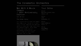What Cinematicorchestra.com website looks like in 2024 