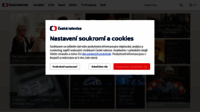 What Czech-tv.cz website looks like in 2024 