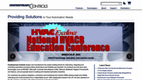 What Ccontrols.com website looks like in 2024 