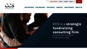 What Ccsfundraising.com website looks like in 2024 