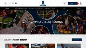What Centrumbabylon.cz website looks like in 2024 