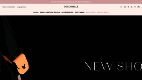 What Coccinelle.com website looks like in 2024 