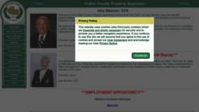 What Collierappraiser.com website looks like in 2024 