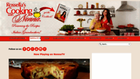 What Cookingwithnonna.com website looks like in 2024 