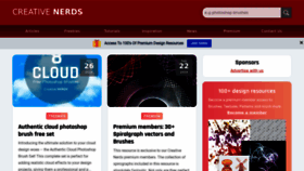 What Creativenerds.co.uk website looks like in 2024 
