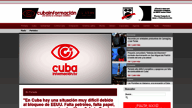 What Cubainformacion.tv website looks like in 2024 