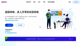 What Chaojibiaoge.com website looks like in 2024 