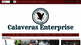 What Calaverasenterprise.com website looks like in 2024 