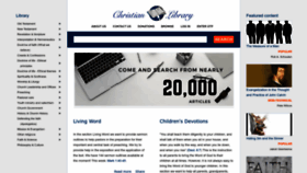 What Christianstudylibrary.org website looks like in 2024 