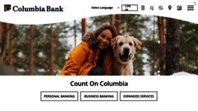What Columbiabankonline.com website looks like in 2024 