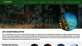 What Corbettnationalpark.in website looks like in 2024 