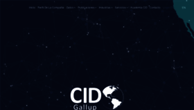 What Cidgallup.com website looks like in 2024 
