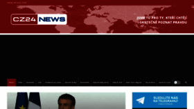 What Cz24.news website looks like in 2024 