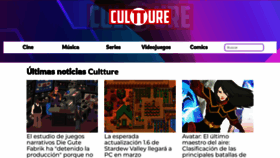 What Cultture.com website looks like in 2024 