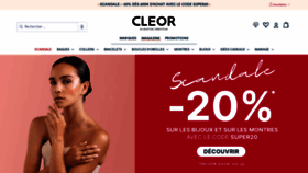 What Cleor.com website looks like in 2024 