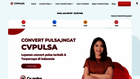 What Cvpulsa.id website looks like in 2024 