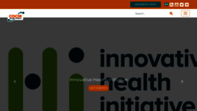 What Cocir.org website looks like in 2024 