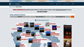What Ceskehory.cz website looked like in 2024 (2 years ago)