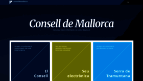 What Conselldemallorca.net website looks like in 2024 