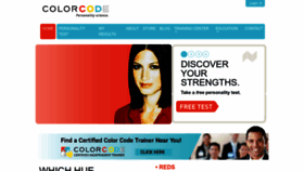 What Colorcode.com website looked like in 2024 (1 year ago)