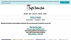 What Craftandfabriclinks.com website looks like in 2024 