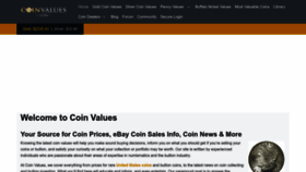 What Coinvalues.com website looks like in 2024 