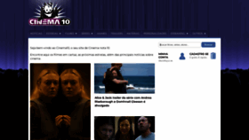 What Cinema10.com.br website looks like in 2024 