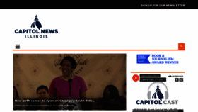 What Capitolnewsillinois.com website looks like in 2024 