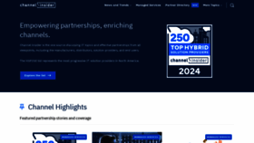 What Channelinsider.com website looks like in 2024 