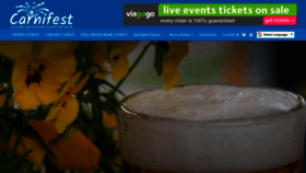 What Carnifest.com website looks like in 2024 