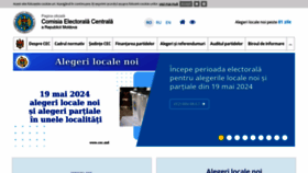 What Cec.md website looked like in 2024 (1 year ago)