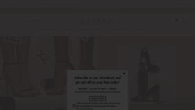What Casadei.com website looks like in 2024 