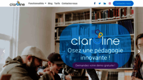 What Claroline.com website looks like in 2024 